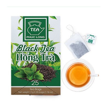 Hồng Trà Phúc Long 50gram (2g x 25 gói) Date T10/2024