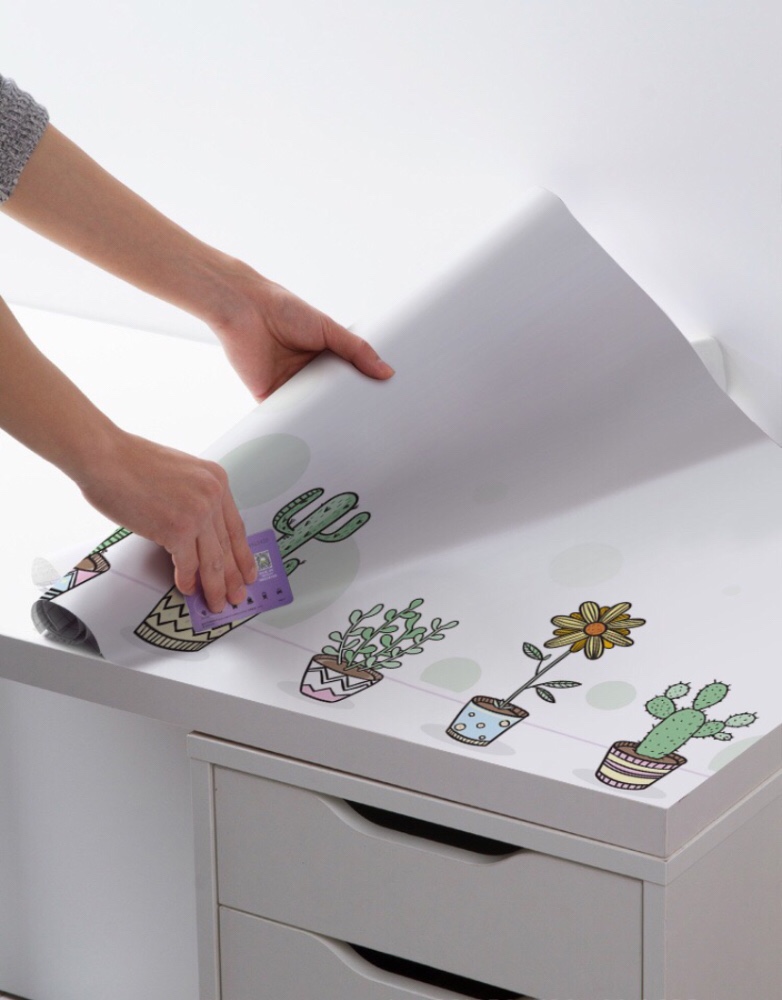 5 Mét Decal Dán Bếp 60cm Rộng Trong Suốt Chống Dầu Mỡ Có Keo - chậu hoa chậu cây xương rồng mới