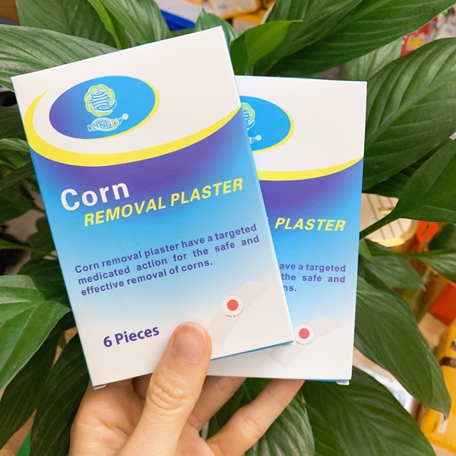 Combo 02 Hộp Miếng dán loại mụn cóc - Corn Removal Plaster - Hộp 6 miếng