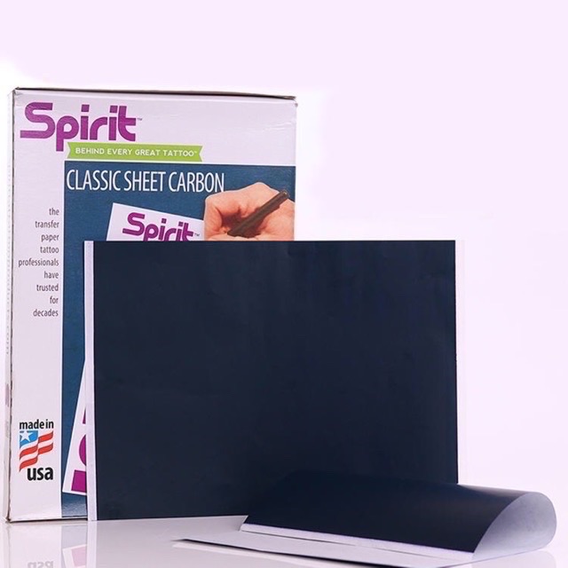 Giấy than scan in hình xăm 1 lớp usa 10 tờ