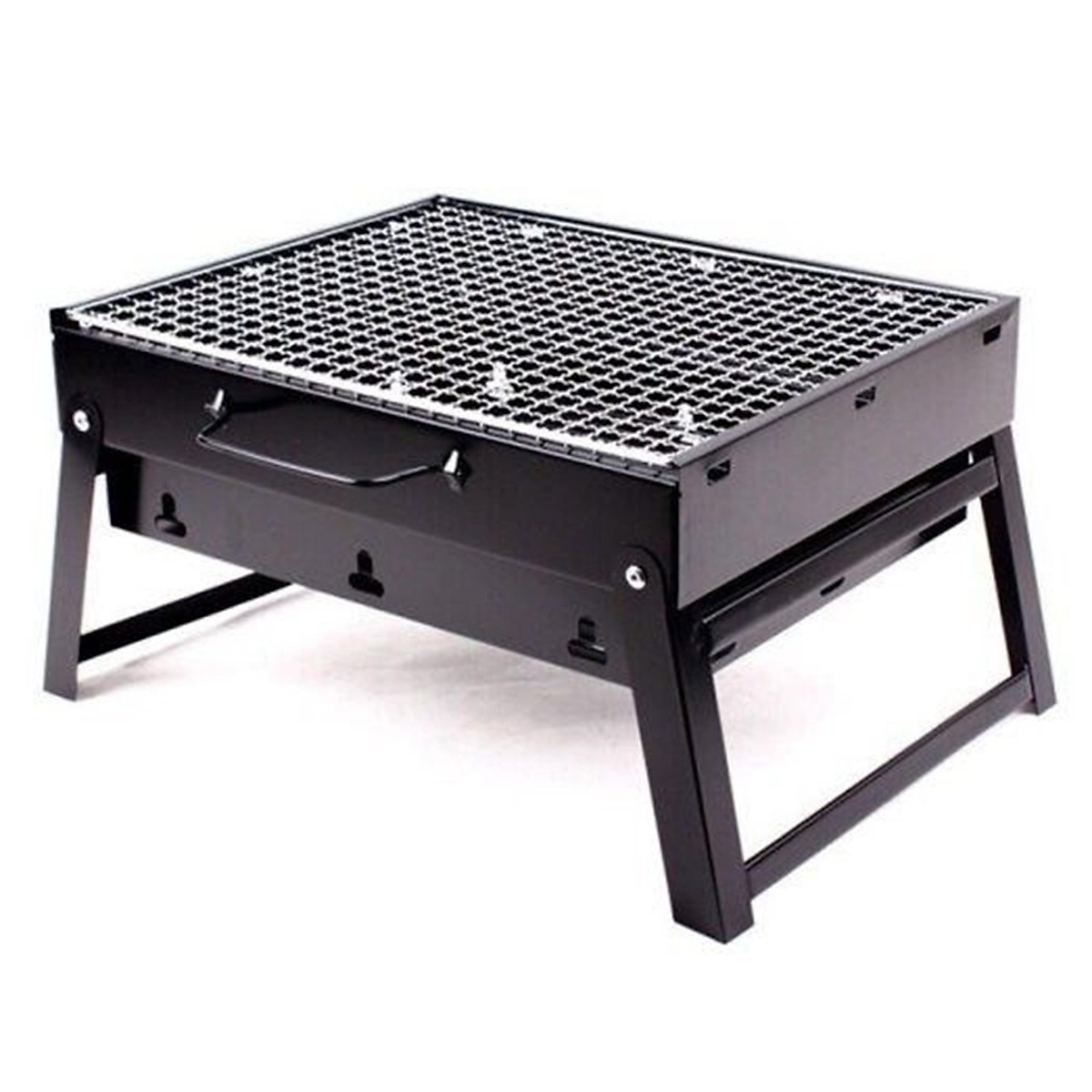 Bếp nướng than hoa, than củi vuông - bbq cao cấp
