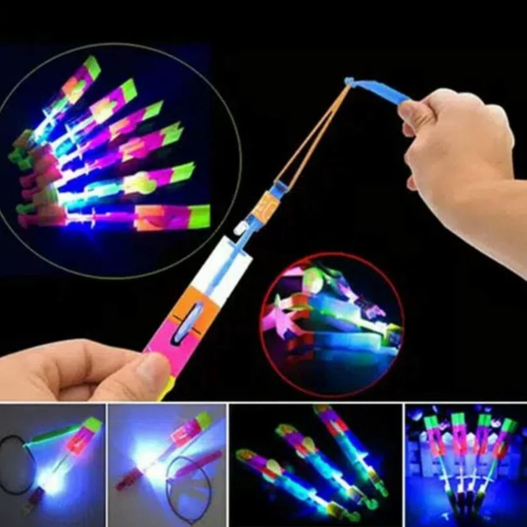 ĐỒ CHƠI BẮN CHONG CHÓNG XOAY CÓ ĐÈN LED NGOÀI TRỜI
