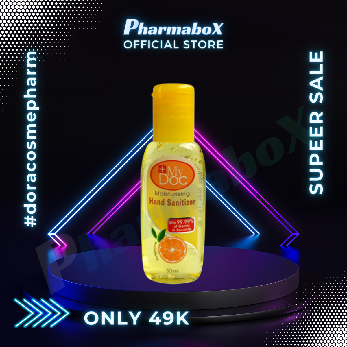 [HCM]Gel Rửa Tay Khô Diệt Khuẩn My Doc Moisturising Hand Sanitizer 50ml