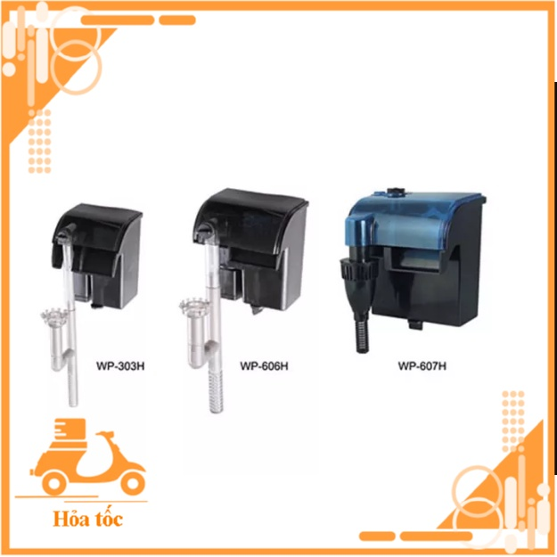 Lọc thác cho hồ cá, hồ thủy sinh - sobo wp 303h, 606h, 607h