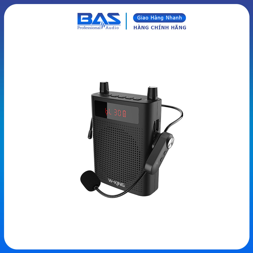 Máy trợ giảng không dây W-King KS15, loa trợ giảng bluetooth, công suất 10W