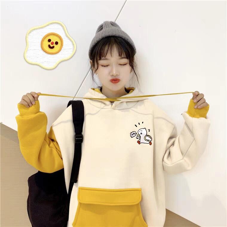 Áo khoác hoodie hình Vịt Con Vội Vã siêu ngộ nghĩnh cute XK40