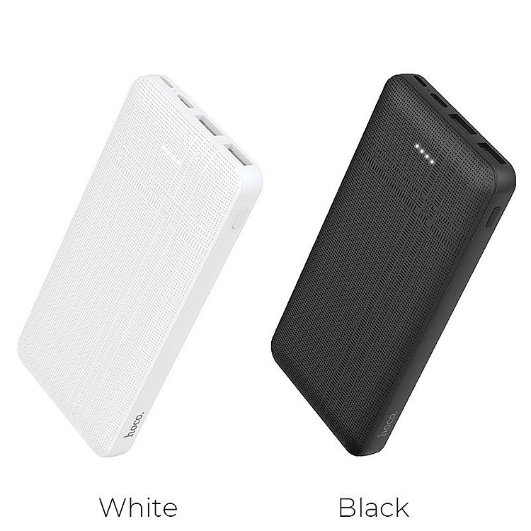 Pin sạc dự phòng hoco j48 lõi polymer 2 cổng usb 2.0a 10000mah