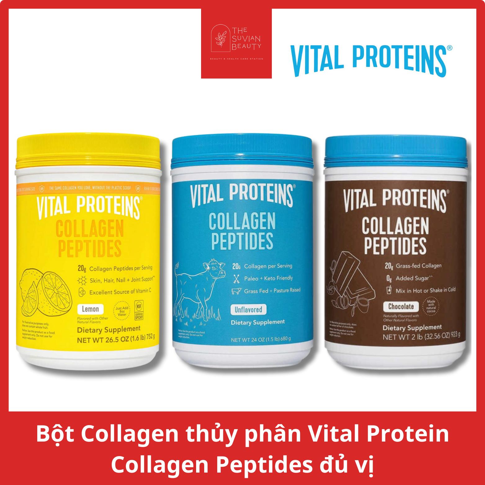 Vital Protein Collagen Peptides Multi-Flavored NON GMO-Gluten-Dairy