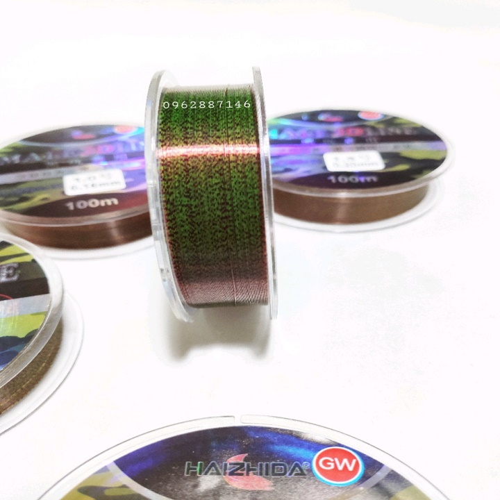 Cước câu cá cước trục thẻo GWW 3D tàng hình 50m