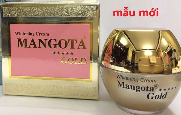 Kem trắng da mặt bạch ngọc liên mangota 15g gold mẫu mới