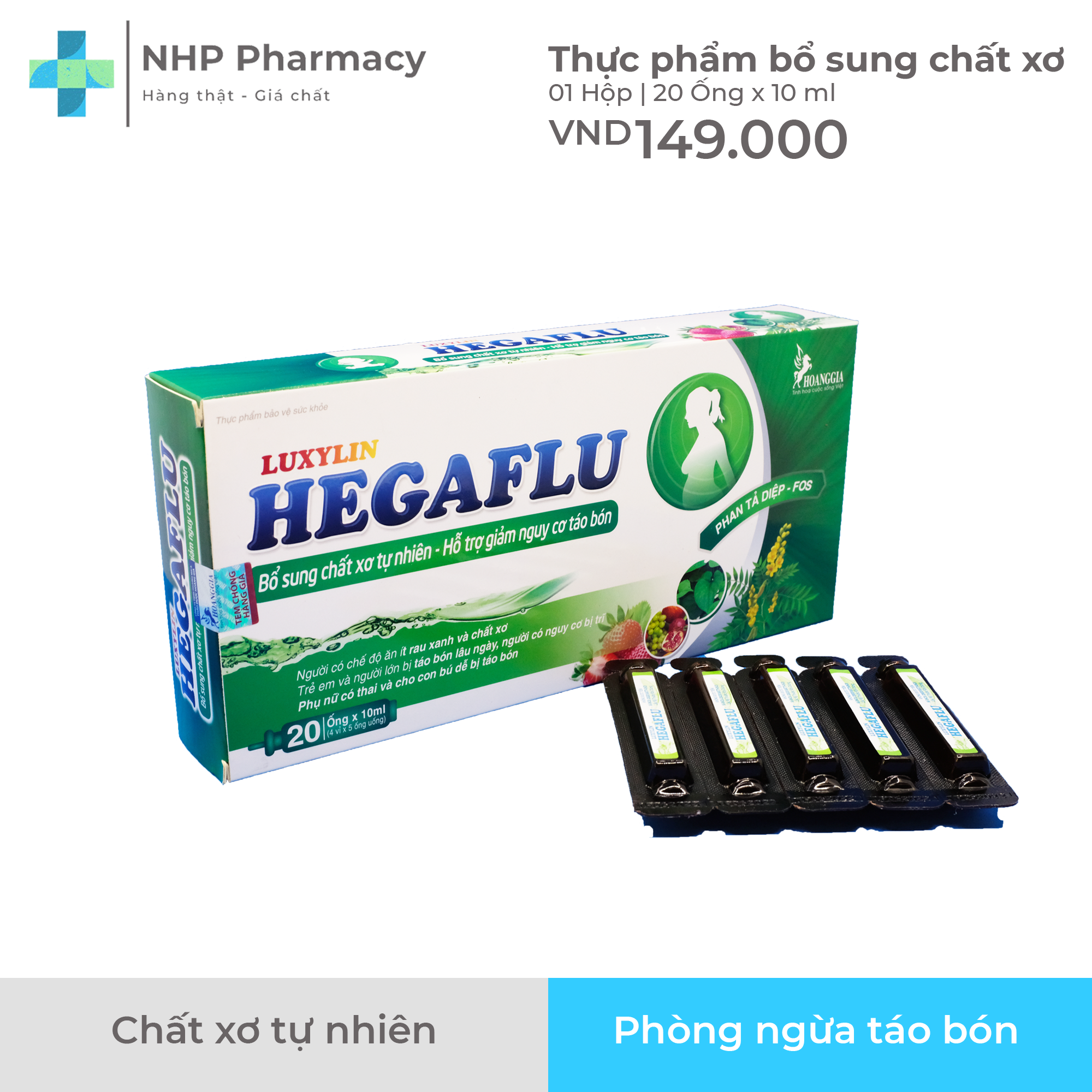 THỰC PHẨM BỔ SUNG CHẤT XƠ TỰ NHIÊN - HEGAFLU