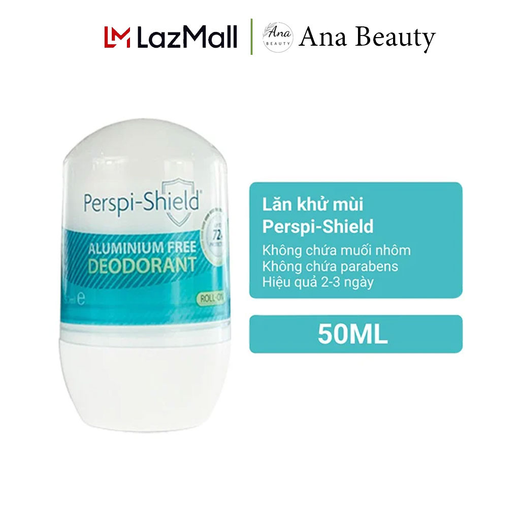 Lăn Khử Mùi Mồ Hôi 72h Khô Thoáng Không Chứa Muối Nhôm Perspi Shield