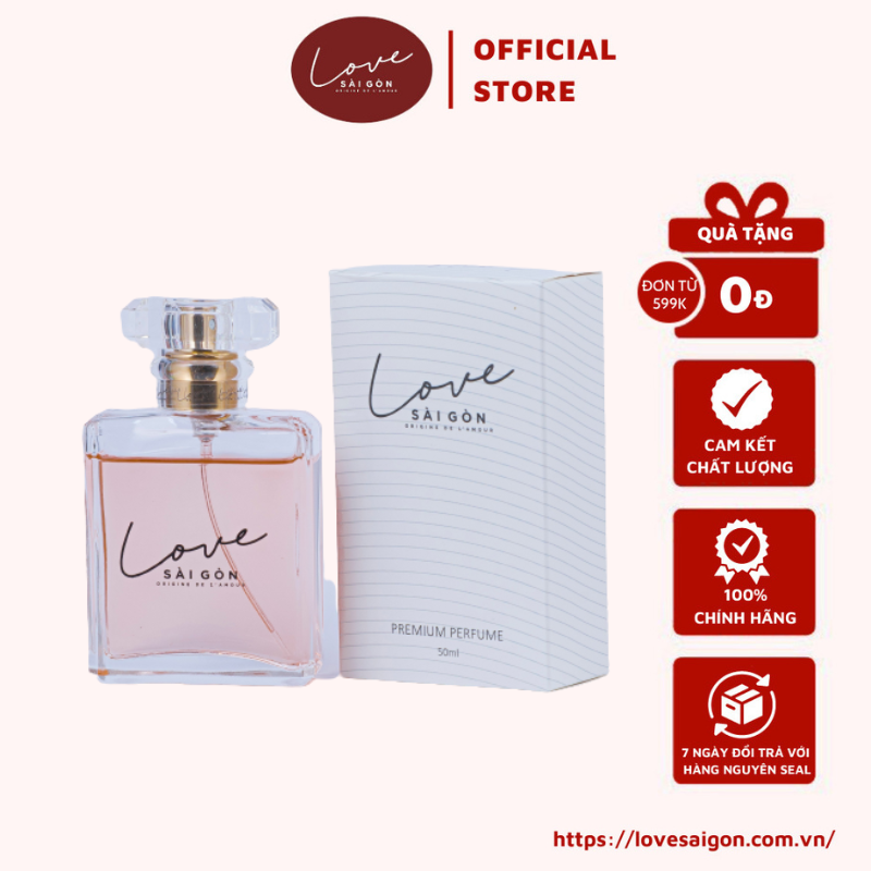 Nước hoa love sài gòn 50ml - hương thơm tươi mát, quyến rũ - lsg premium