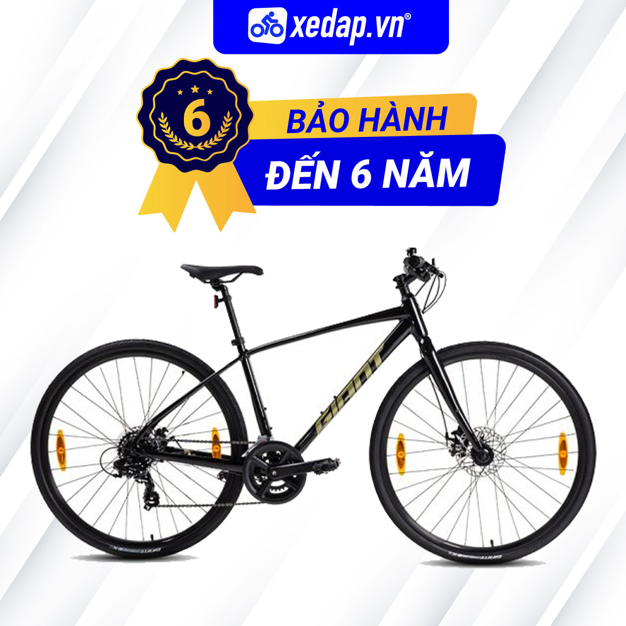 [TRẢ GÓP 0% ][FREESHIP] Xe Đạp Thể Thao Đường Phố Touring GIANT Escape 3 Disc – Phanh Đĩa, Bánh 700C – 2024