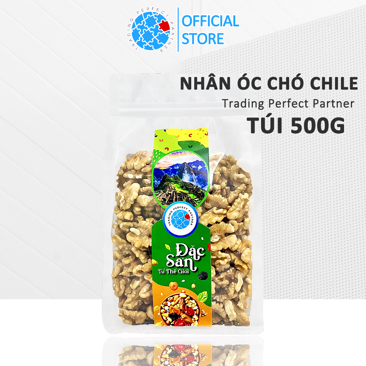 Nhân Óc Chó Chile Trading Perfect Partner Túi 500gr - Nhập Khẩu từ Chile