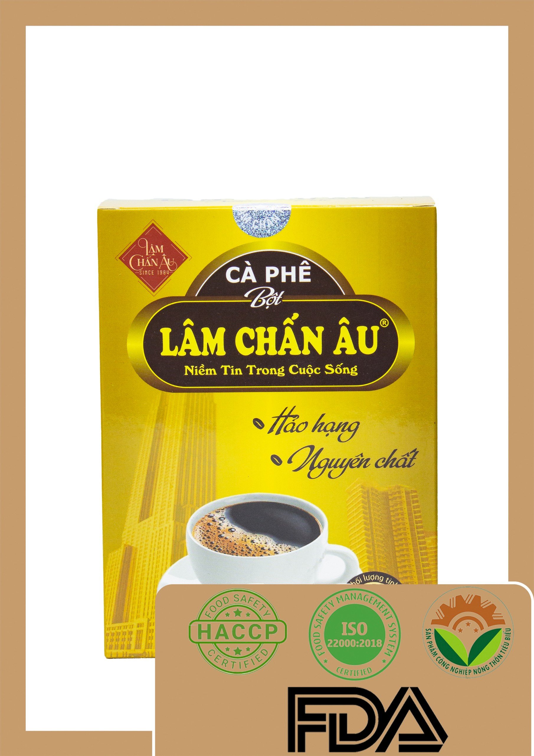 Cà phê hộp vàng lâm chấn âu