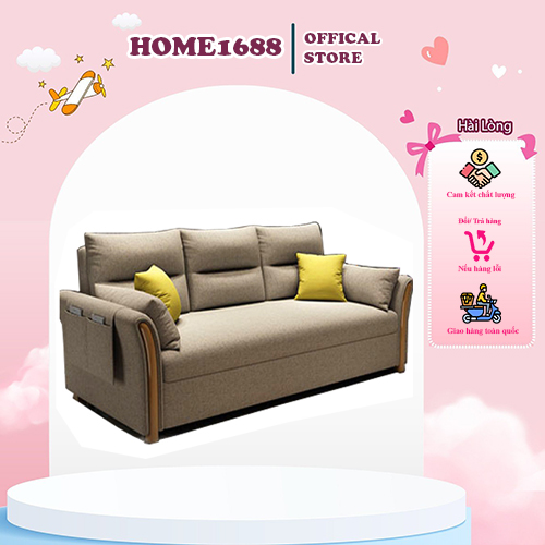 Giường sofa thông minh gấp gọn, Giường ngủ gấp gọn thông minh cao cấp khung thép carbon, đệm bọt biển đàn hồi. Tặng kèm gối khi mua giường - HOME1688