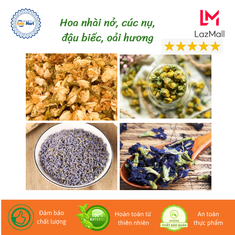Trà hoa sấy khô robimart đẹp da