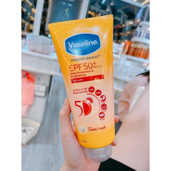 Sữa Dưỡng Thể Vaseline Perfect Serum 50X Tuýp 320ml