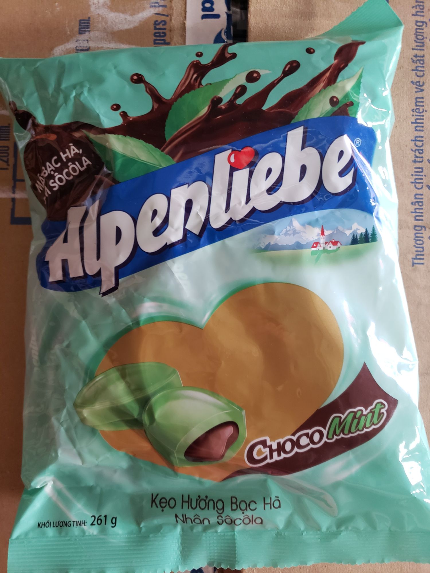 Kẹo Alpenlibe Nhân socola gói 261g