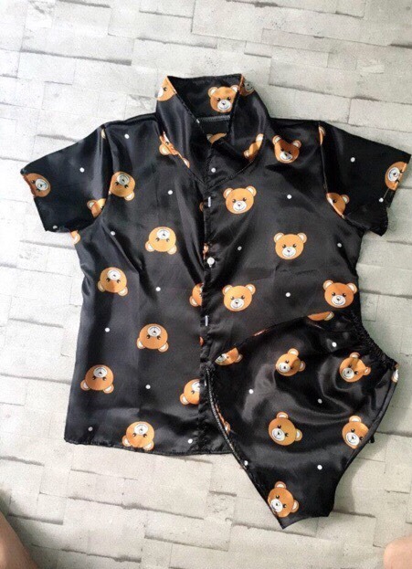 [Thanh Bắc Fashion] Bộ Bộ Đồ Bộ Pijama Gấu Kate Thái Ngắn Hoạt Hình Gấu Mèo