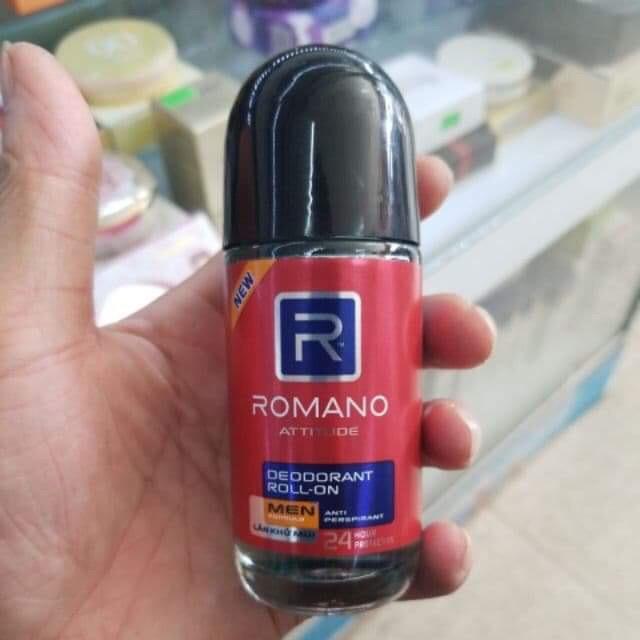 Lăn khử mùi hôi kháng khuẩn khô thoáng Romano 50ml