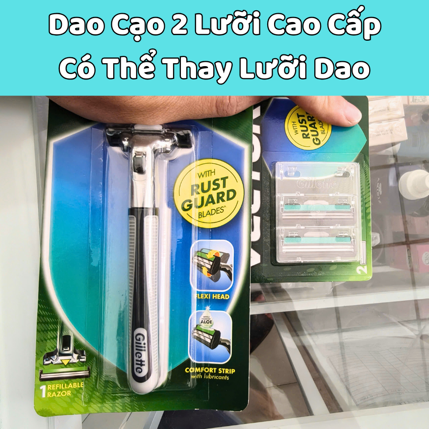 Razor Box: 1 Handle & 1 Blade, Replaceable Blades, Super Sharp, Can Be Used Many Times.