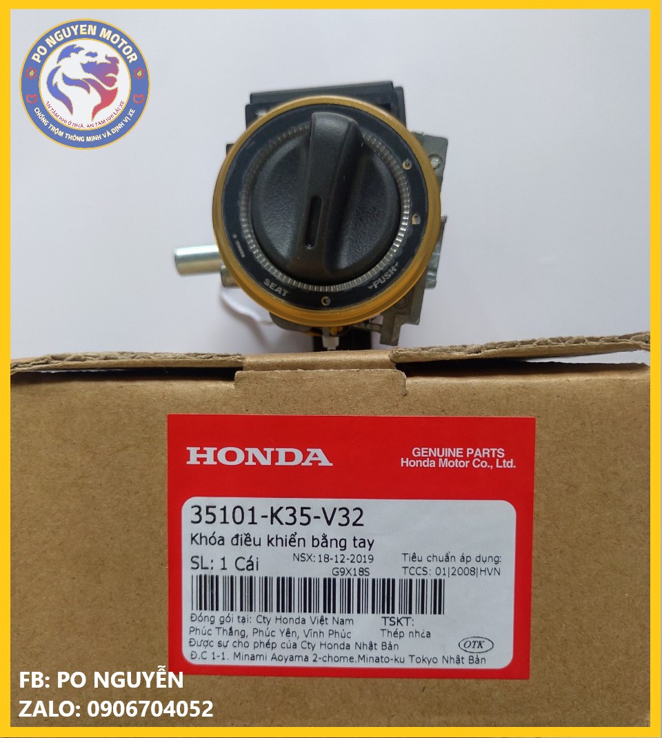 LẺ Ổ KHÓA SMARTKEY HONDA MOD CHO XE YAMAHA ( CHƯA CÓ BỘ ĐIỀU KHIỂN SCU)