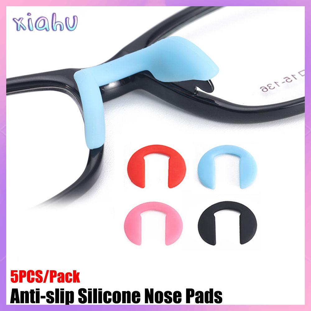 Xiahu 5 cái/gói phụ kiện kính mắt miếng đệm mũi silicon chống trượt kính râm mềm miếng đệm mũi kính mắt