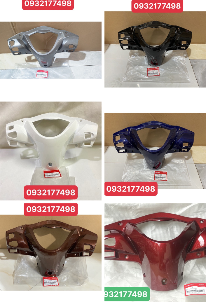 BỢ CỔ/NẮP SAU TAY LÁI XE VISION CŨ ĐỜI 2010, 2011, 2012, 2013 XÀI CHUNG CHÍNH HÃNG HONDA