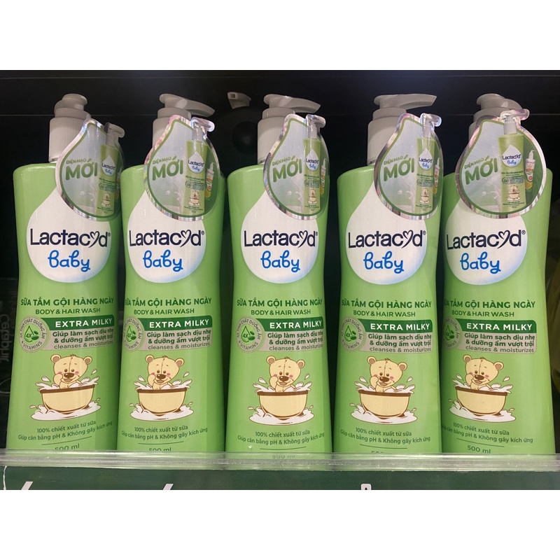 Sữa tắm gội Lactacyd cho bé 500ml