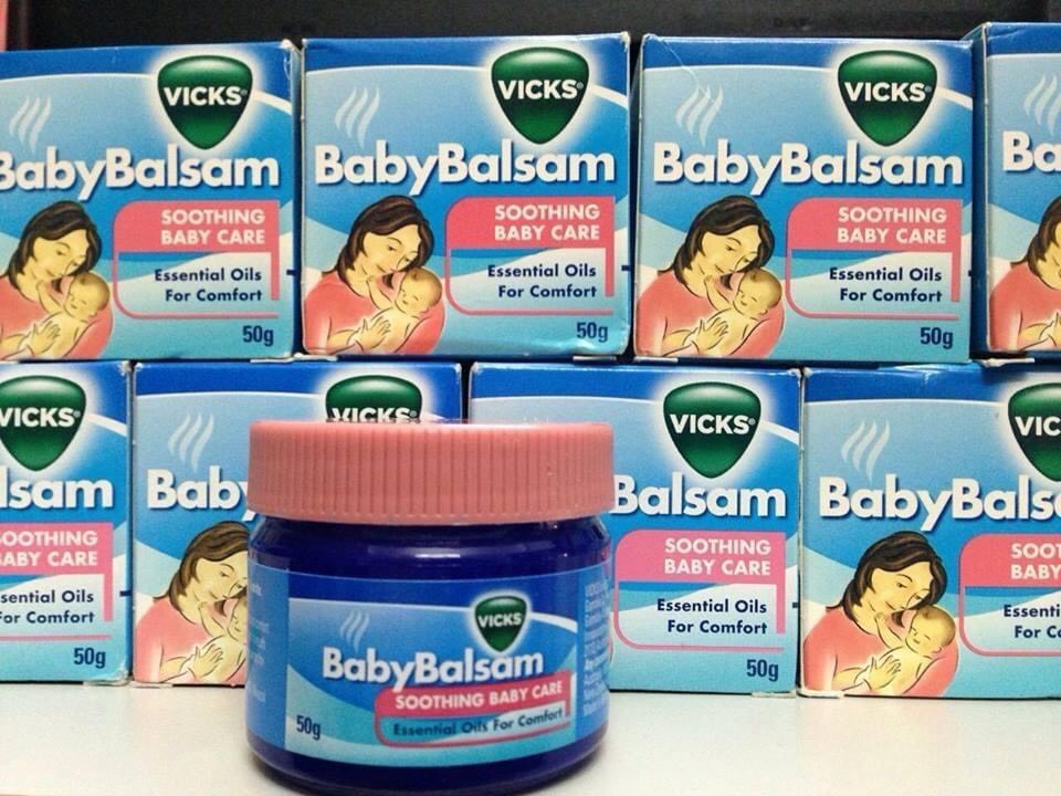 Dầu bôi ấm ngực vick babybalsam