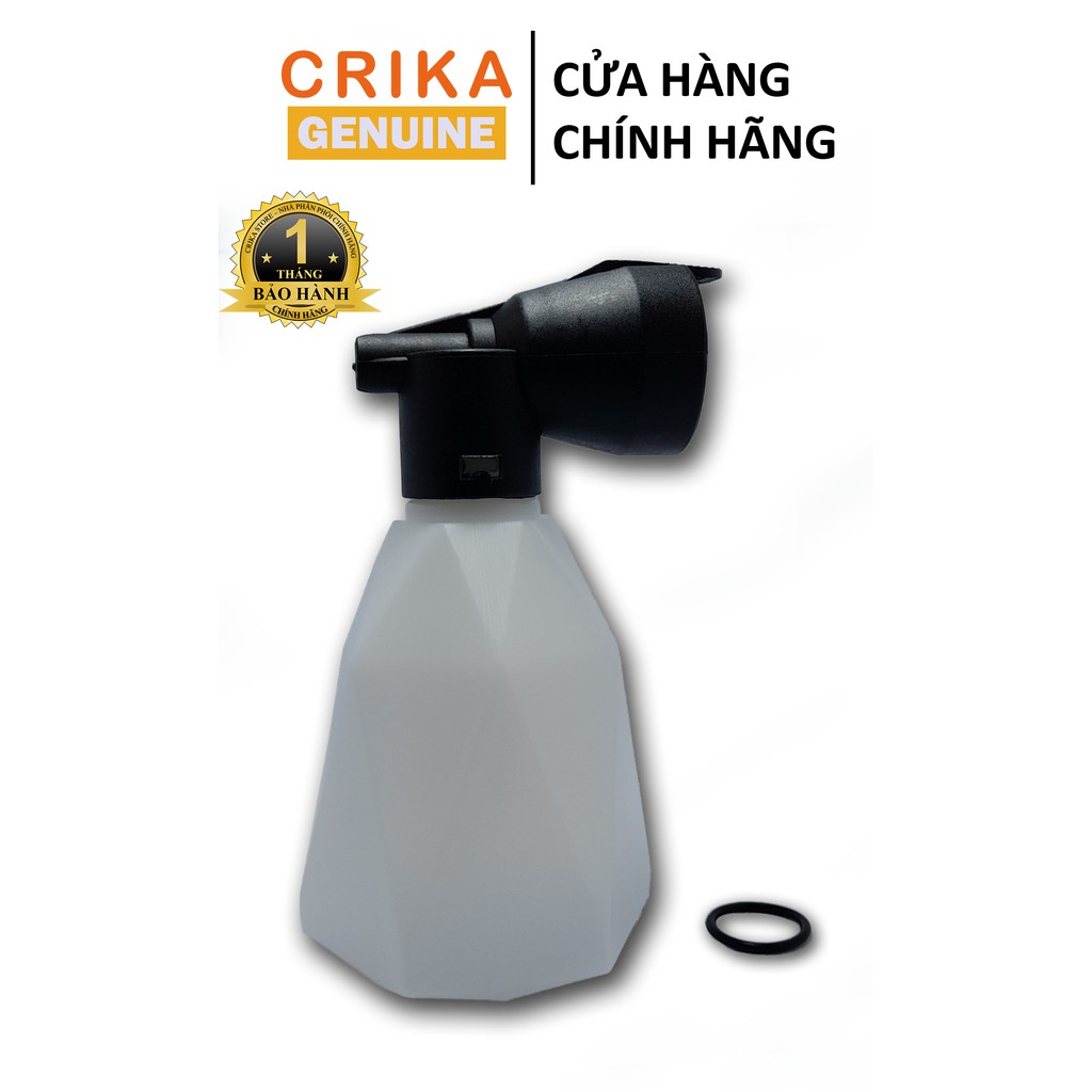 Bình tạo bọt tuyết dùng cho máy rửa xe áp lực cao - hàng chính hãng Crika (có bảo hành)