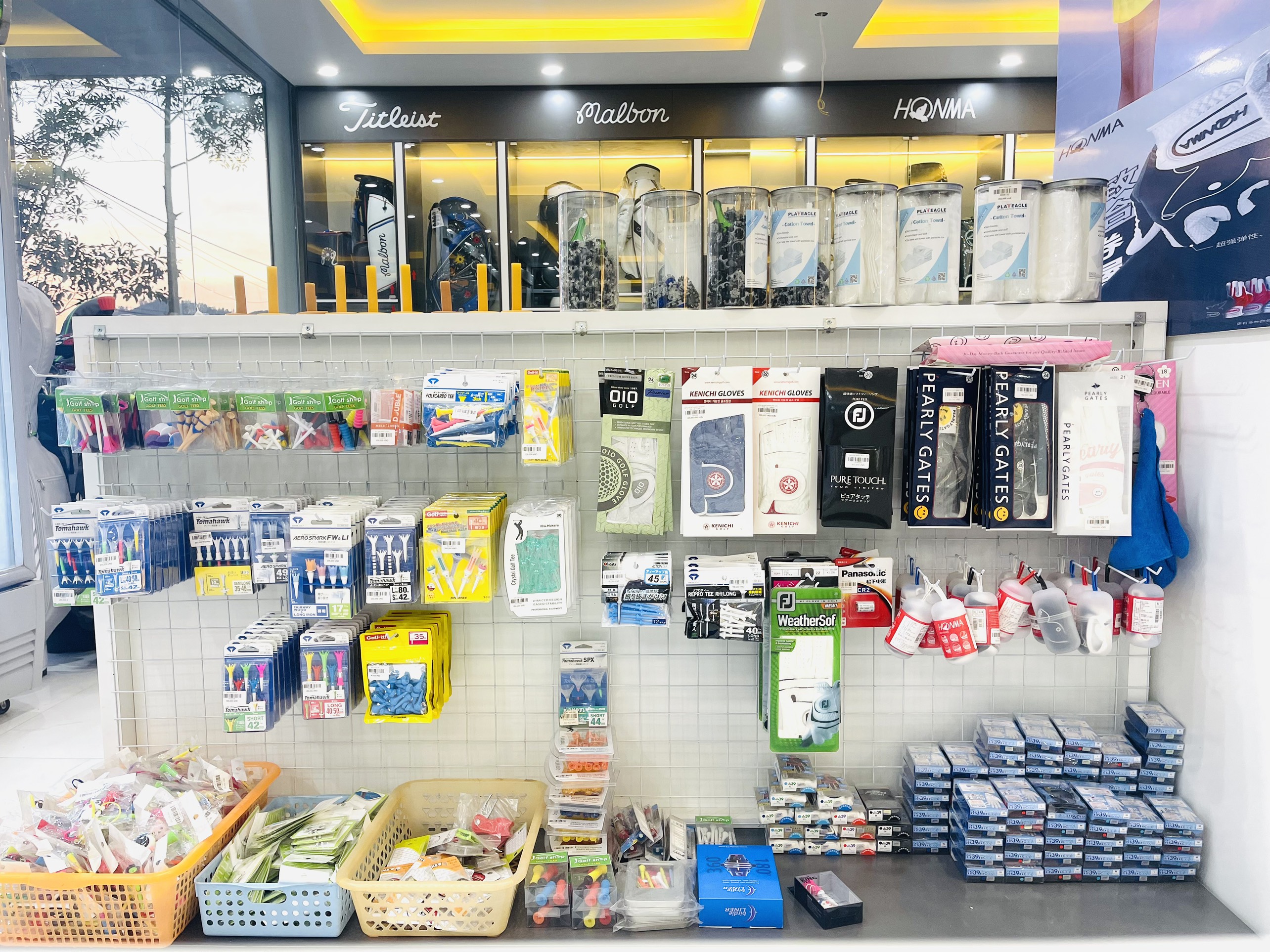 Tổng hợp các loại tee golf shop golf hồng nhung