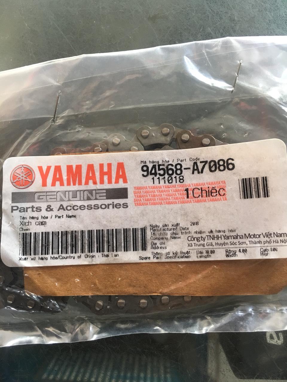 Xích cam (sên đôi) Yamaha - 86l dùng cho xe sirius, jupiter