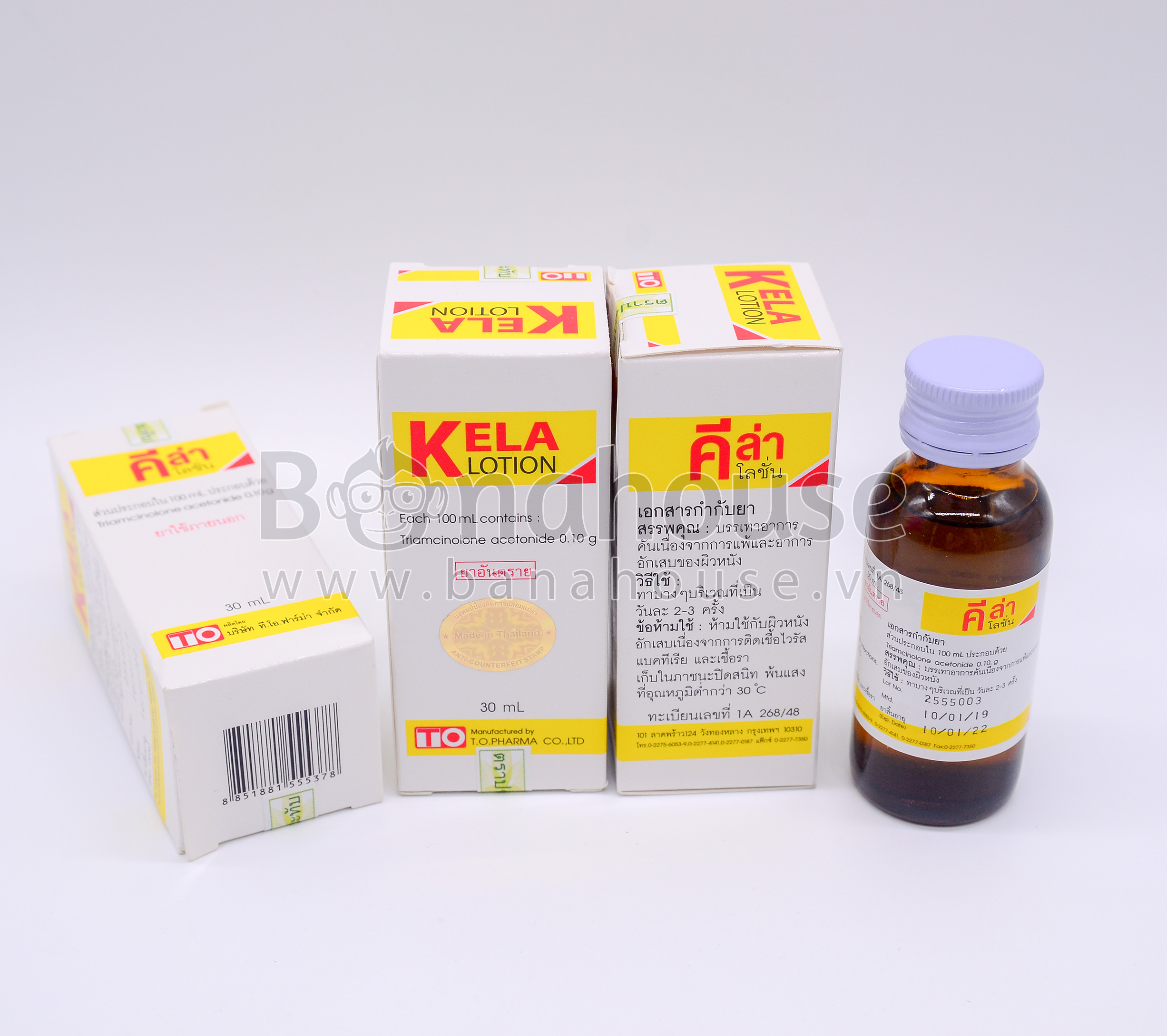 KELA lotion Thái Lan - thoa viêm nang lông 60ml