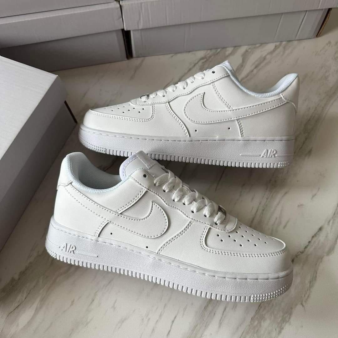 [Genuine] Nike Air Force 1 White Sneaker Daily Walking Shoes - 3