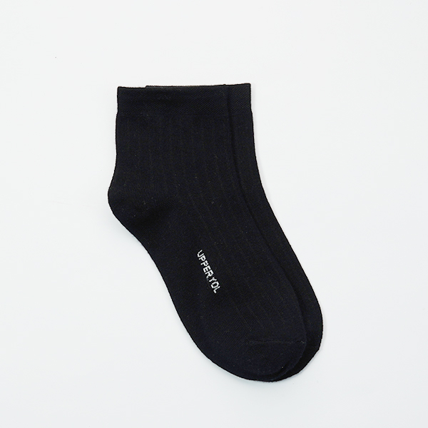 Tất vớ Bamboo sợi tre cổ trung Unisex cao cấp Local Brand V-SOCKS vớ giá rẻ khử mùi hôi chân thấm hút dày dặn 2 màu đen trắng – 1 đôi