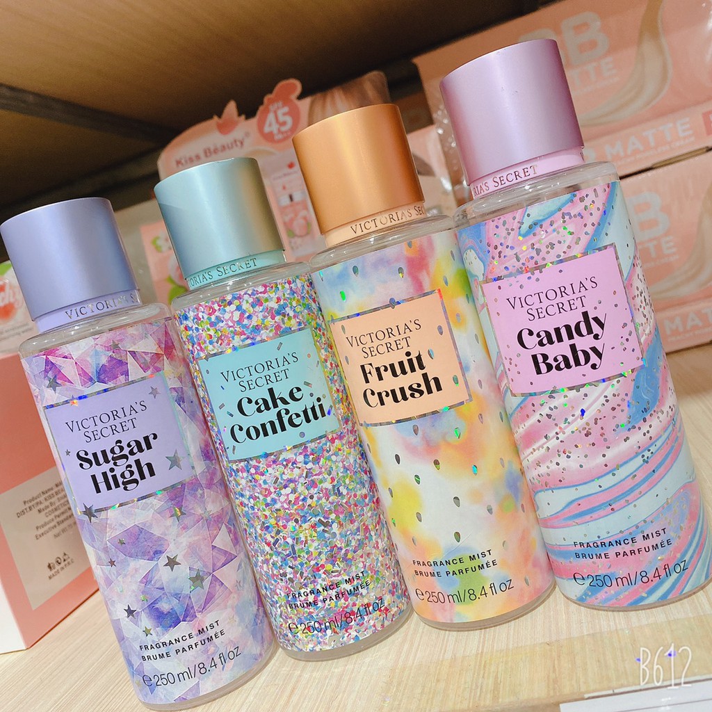 Xịt thơm body mist victoria secret / dòng kẹo ngọt 250ml - hot hit - tdq5