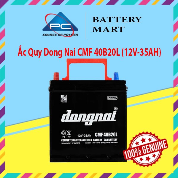 Bình Ắc Quy 12V-35AH, Ắc Quy Dong Nai CMF 40B20L R