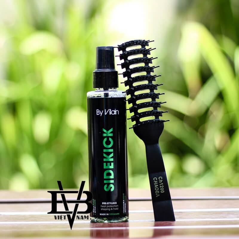 Pre-Styling By Vilain Side Kick 155ml Đan Mạch + Tặng lược tạo kiểu cao cấp Chaoba