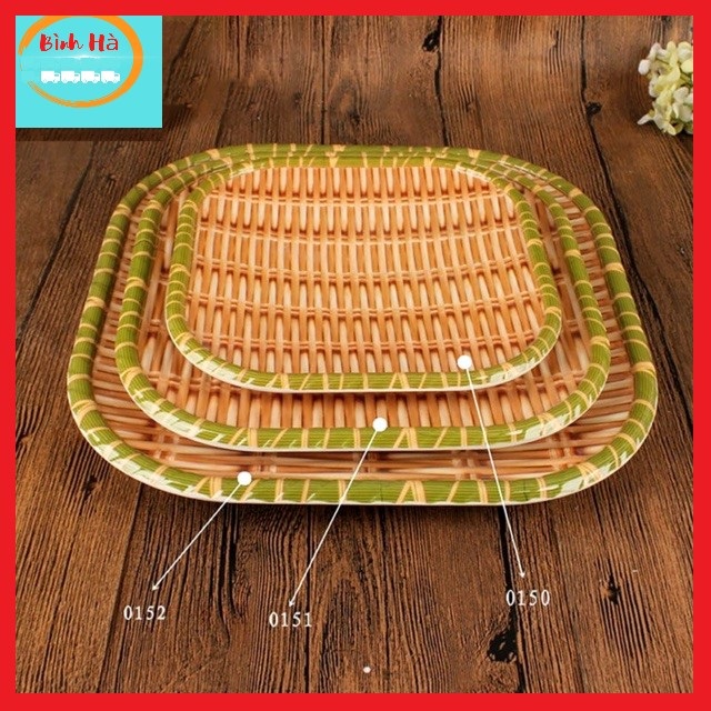 Mẹt phíp giả mây tre đan