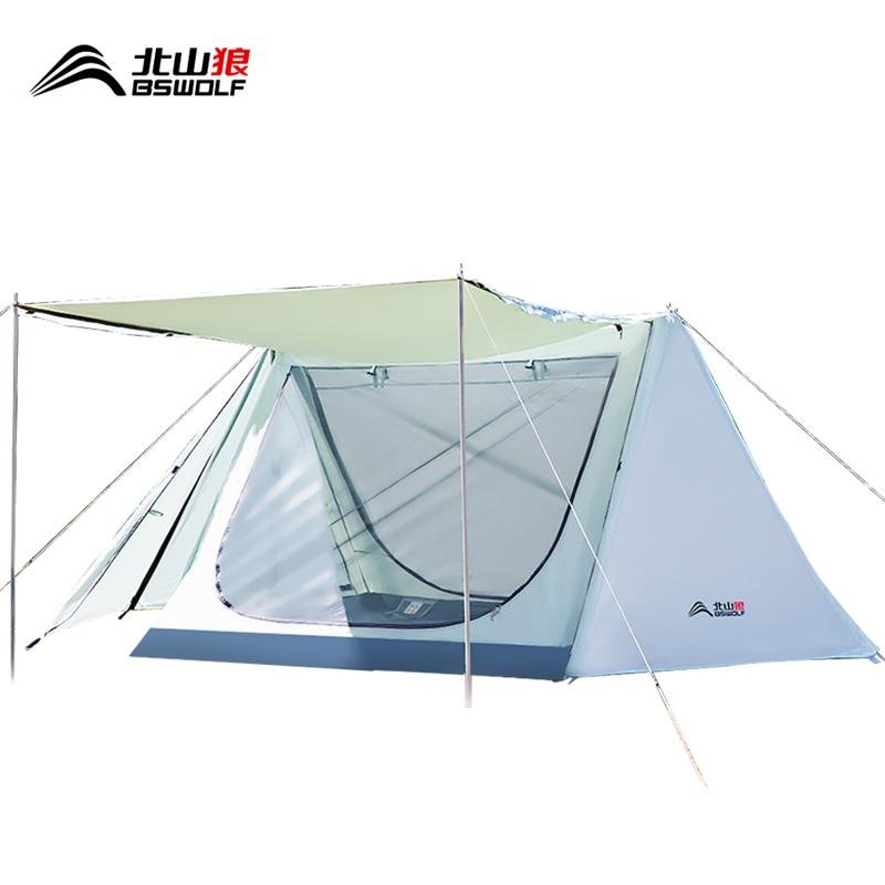 Lều cắm trại Glamping BSWOLF-ZL060 rạp chiếu phim di động chống mưa chống tia UV chống côn trùng lều cắm trại 4-6 người