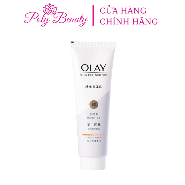 Sữa dưỡng thể Olay B3 retinol 90g Poly Beauty làm trắng da toàn thân dưỡng ẩm chuyên sâu trắng sáng mịn màng
