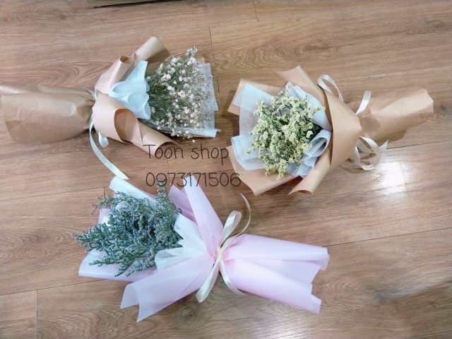 Bó hoa sao khô nhí cực xinh xắn