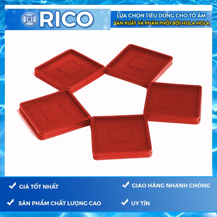 Bộ 5 miếng đế lót ly vuông Rico