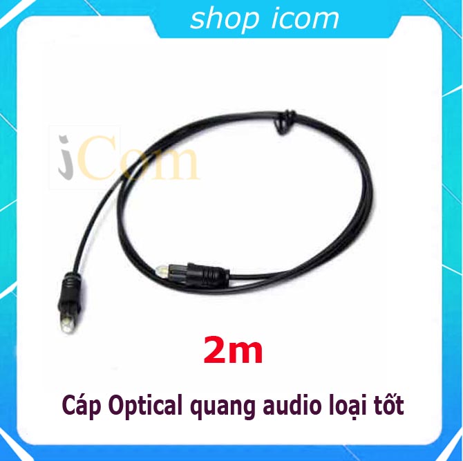 Cáp quang âm thanh Optical dài 2m, Cáp truyền tải âm thanh tốt, chất liệu chắc chắn