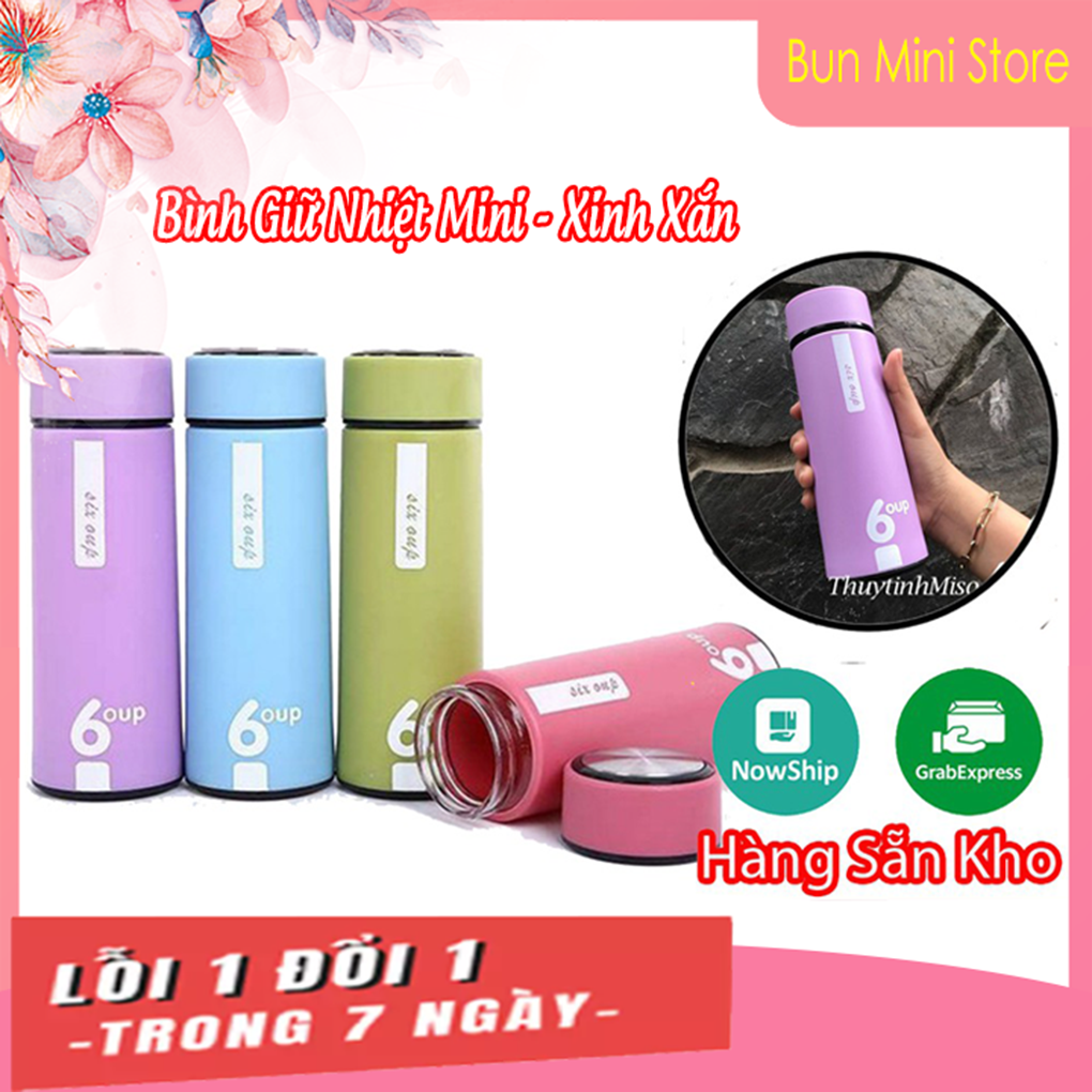 Bình Giữ Nhiệt Thủy 6oup Tinh Mẫu Mới 450ml - Giao màu ngẫu nhiên