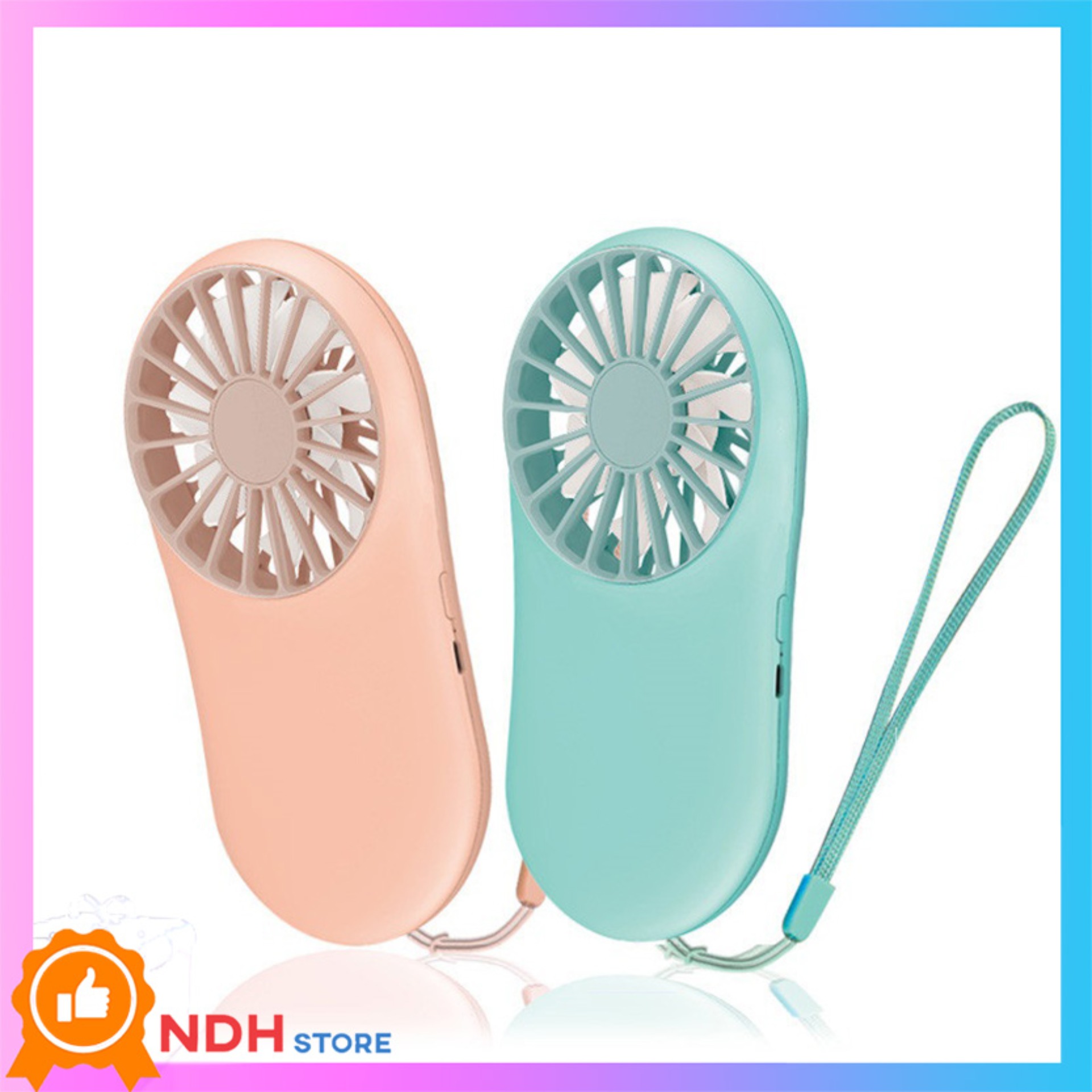 [hcm]quạt cầm tay mini bỏ túi (nhiều màu) - [quạt sạc quạt mini sạc pin quat mini cute han quoc quat tích điện quat mi ni quạt bàn quạt để bàn]