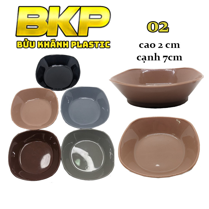 Chén can muối tiêu nhựa BKP